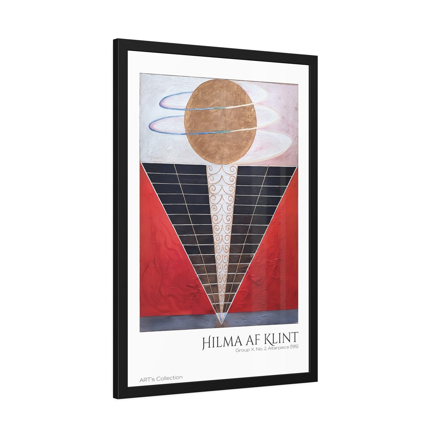 Group X No 2 Altarpiece (1915) by Hilma af Klint / Affiche Encadrée série ART's Collection