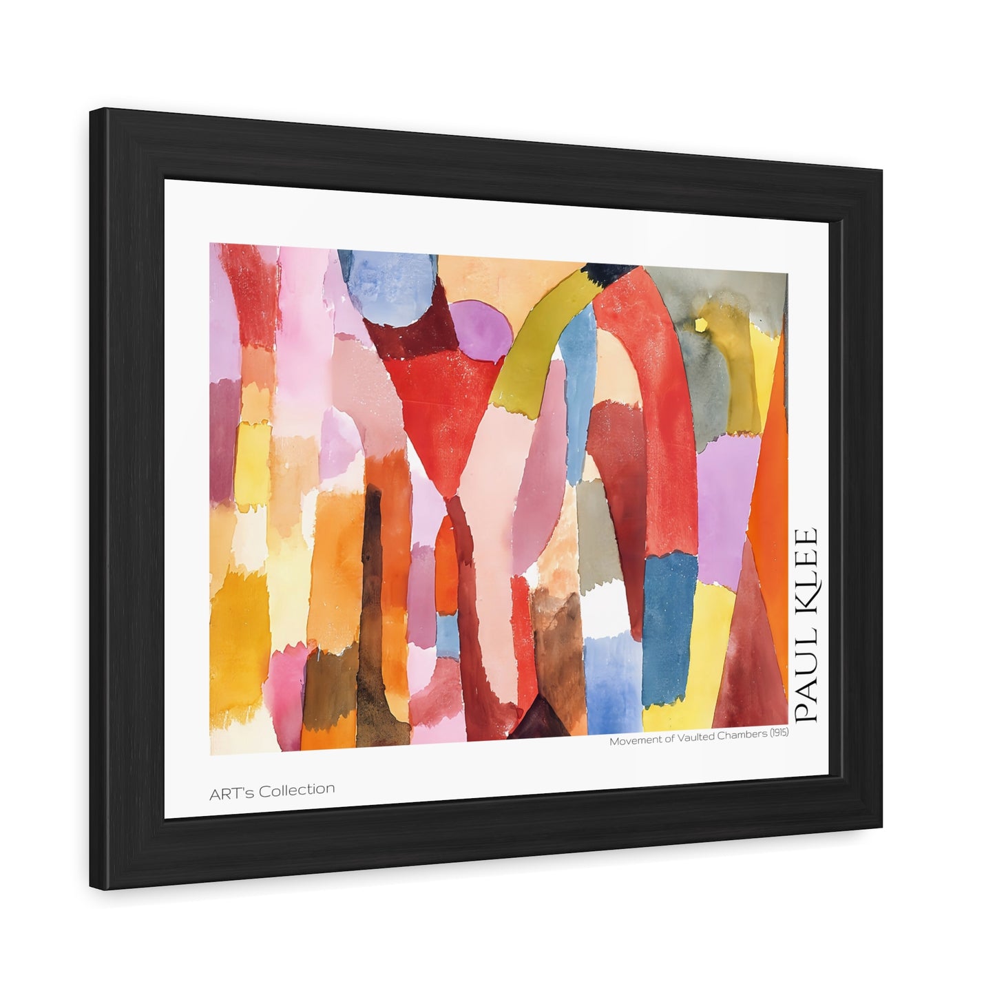 Movement of Vaulted Chambers (1915) by Paul Klee / Affiche Encadrée série ART's Collection