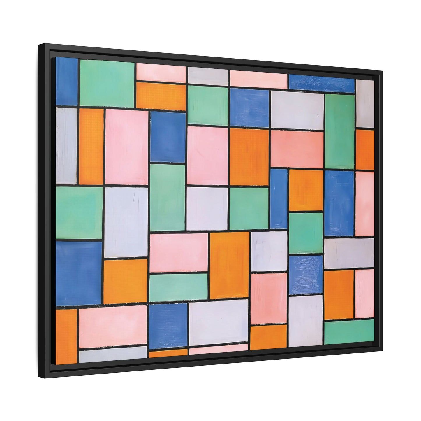 Composition in dissonances (1919) by Theo van Doesburg / Toile encadrée sur caisse américaine