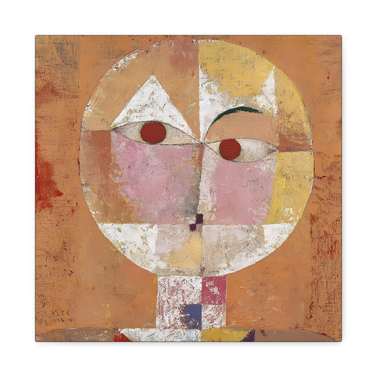 Senecio - Soon to be Aged (1922) by Paul Klee / Reproduction Fine Art sur Toile / Large Epaisseur 3.2 cm - 1.25 inch