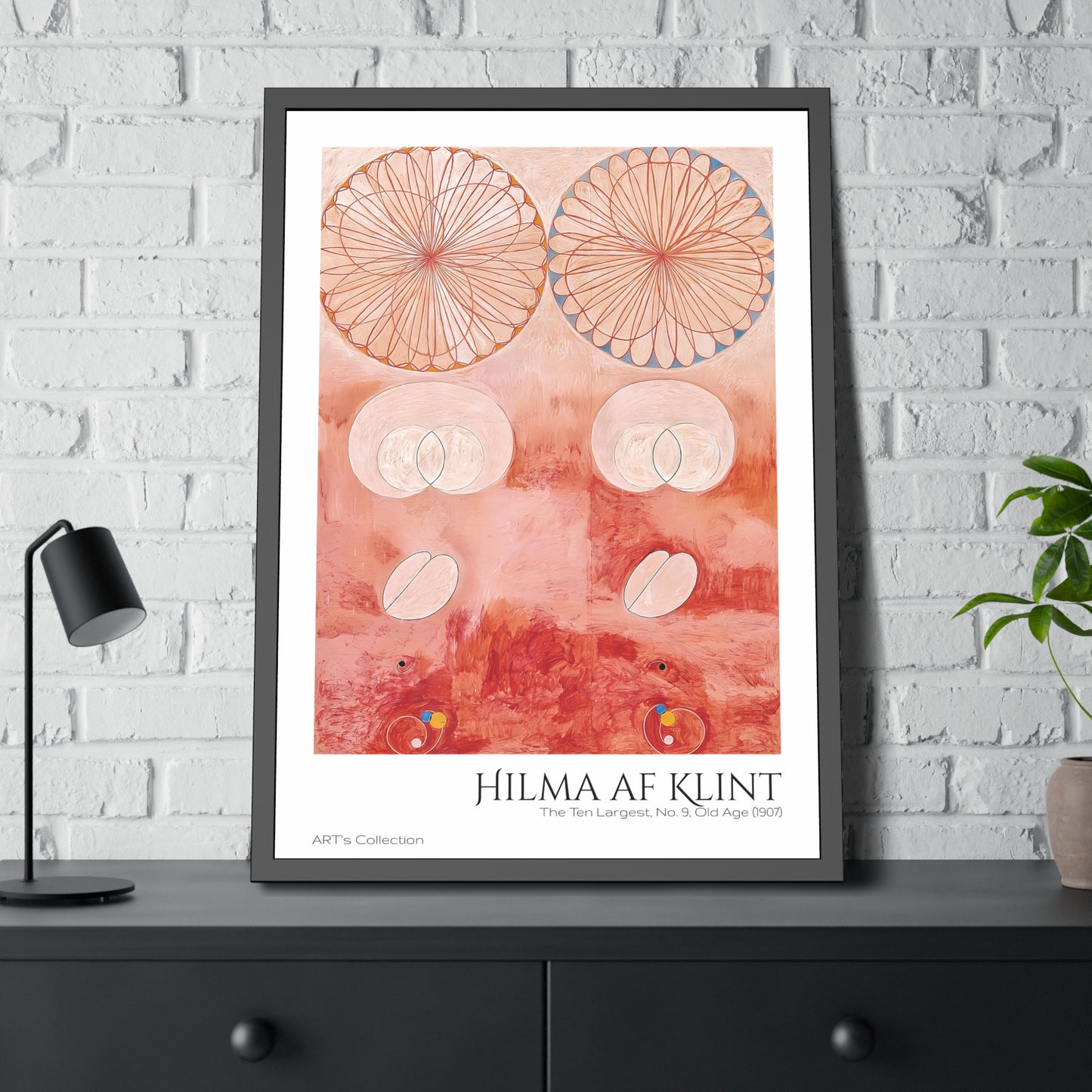 The Ten Largest, No. 9, Old Age (1907) by Hilma af Klint / Affiche Encadrée série ART's Collection