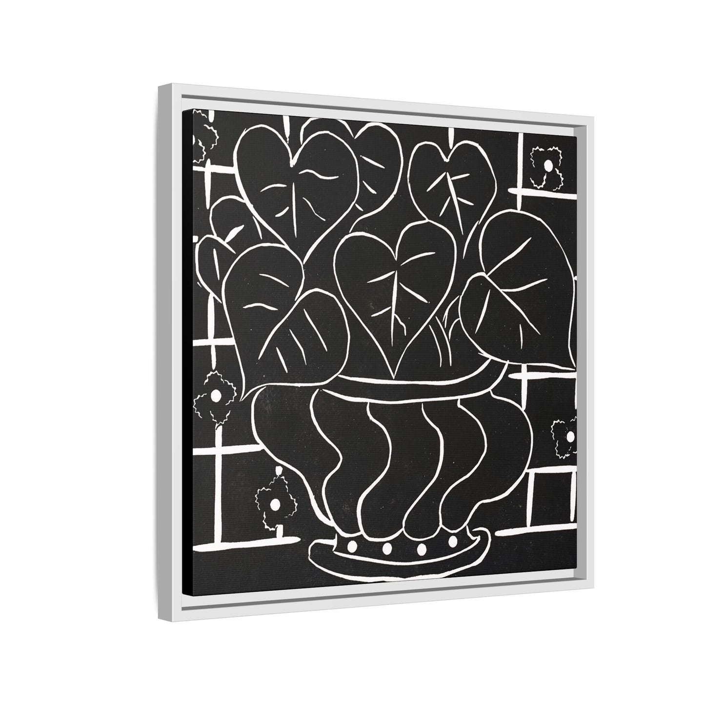 Corbeille de bégonias I (1938) by Henri Matisse / Toile encadrée sur caisse américaine