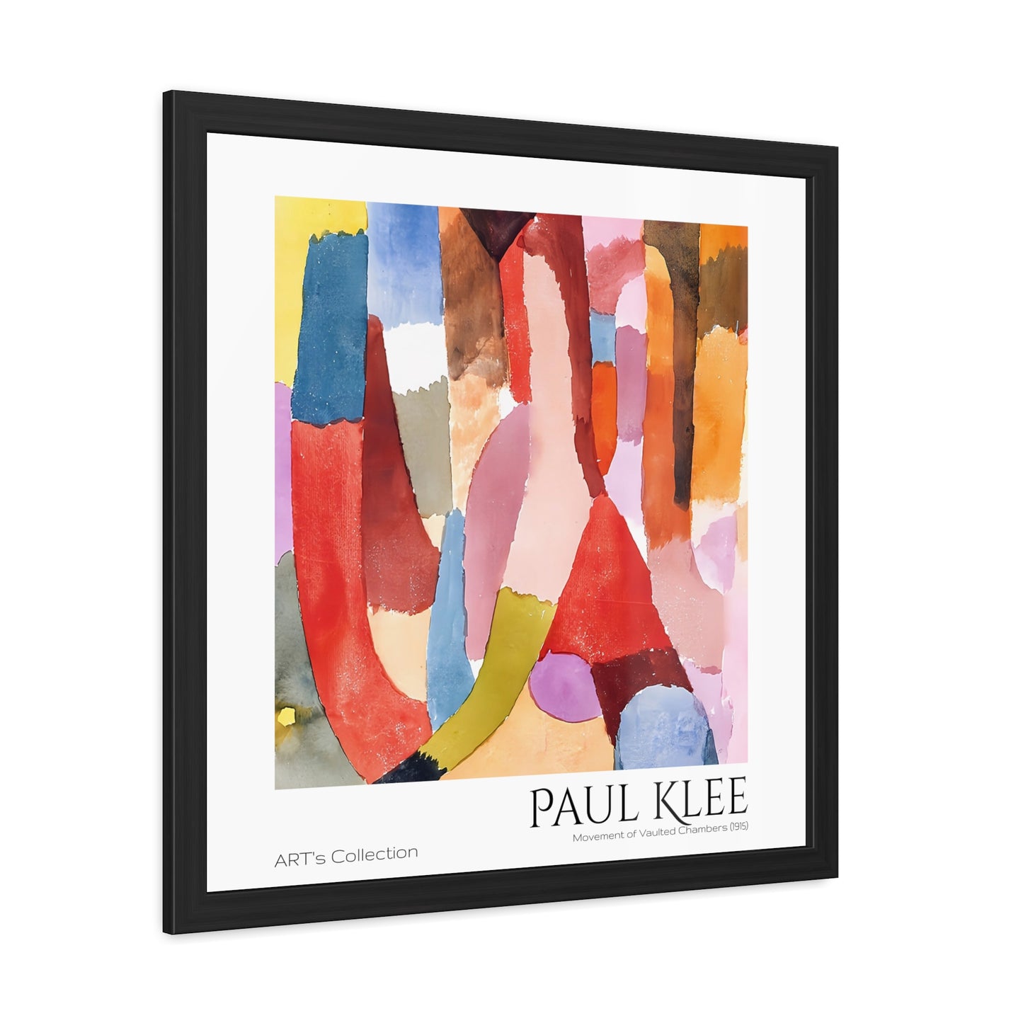 Movement of Vaulted Chambers (1915) by Paul Klee / Affiche Encadrée série ART's Collection