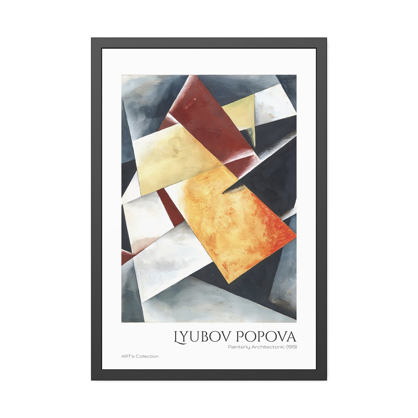 Painterly Architectonic (1919) by Lyubov Popova / Affiche Encadrée série ART's Collection