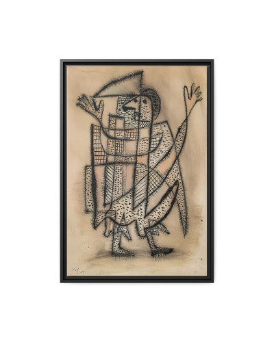 Maske mit Sense (1927) by Paul Klee