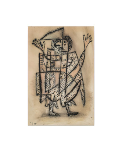 Maske mit Sense (1927) by Paul Klee