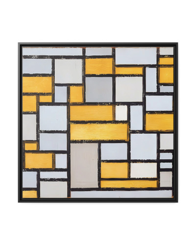 Composition with Grid 1 (1918) by Piet Mondrian