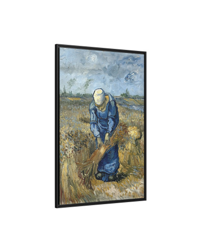 Peasant Woman Binding Sheaves (After Millet) by Vincent van Gogh