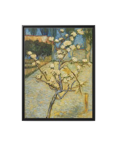 Small pear tree in blossom (1888) by Vincent van Gogh