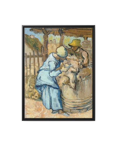 The Sheep-Shearer (After Millet)  by Vincent van Gogh