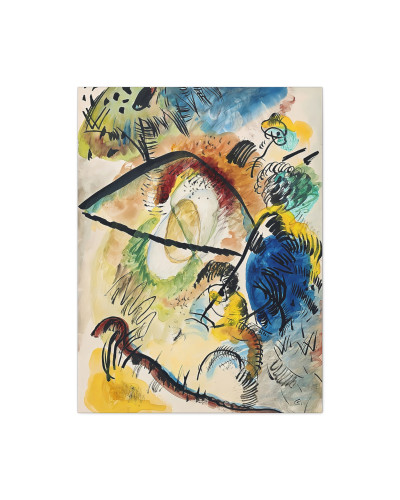 Watercolor IX - with black lines (1913) by Wassily Kandinsky