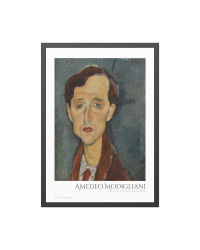 Portrait of Frans Hellens (1919) by Amedeo Modigliani