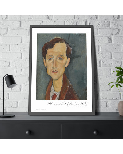 Portrait of Frans Hellens (1919) by Amedeo Modigliani