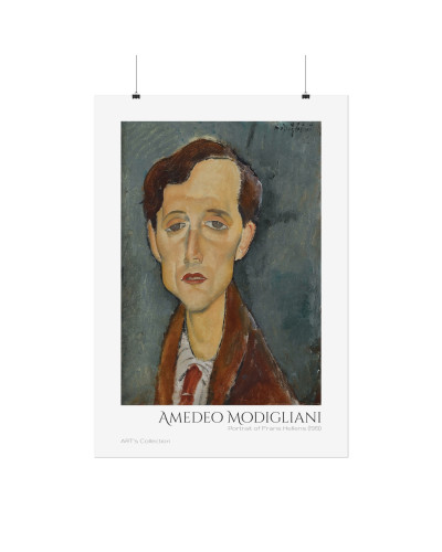 Portrait of Frans Hellens (1919) by Amedeo Modigliani