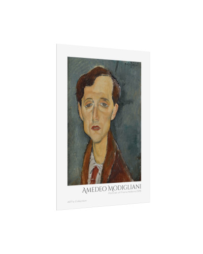 Portrait of Frans Hellens (1919) by Amedeo Modigliani