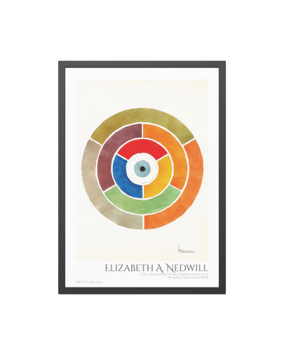 Disc Showing Primary, Secondary and Tertiary Colors (ca 1900) by Elizabeth A. Nedwill