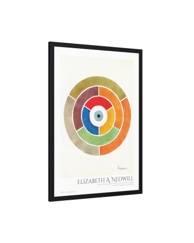 Disc Showing Primary, Secondary and Tertiary Colors (ca 1900) by Elizabeth A. Nedwill