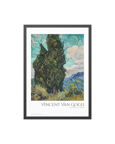 Cypresses (1889) by Vincent van Gogh