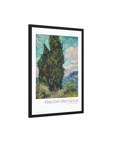 Cypresses (1889) by Vincent van Gogh