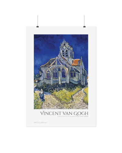 The Church in Auvers-sur-Oise, View from the Chevet (1890) by Vincent van Gogh