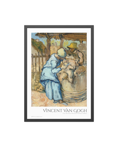 The Sheep-Shearer - After Millet by Vincent van Gogh