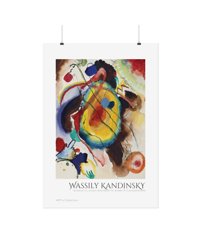 Entwurf zu einem Wandbild für Edwin R. Campbell (1914) by Wassily Kandinsky