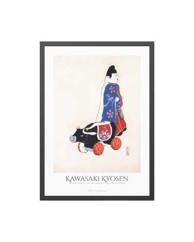 Kyosen’s Collected Illustrations of Japanese Toys Pl.039 (1919) by Kawasaki Kyosen