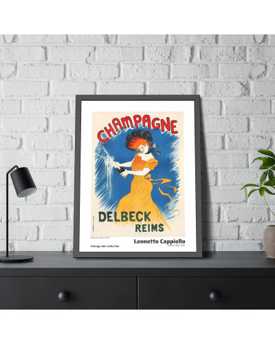 Champagne Delbeck (1902) by Leonetto Cappiello