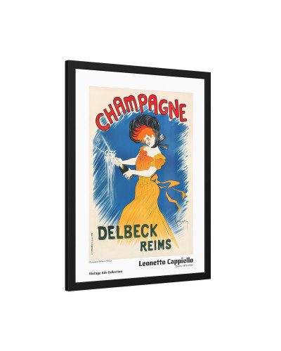 Champagne Delbeck (1902) by Leonetto Cappiello