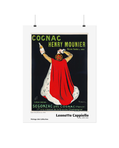 Cognac Henry Mounier (ca1910) by Leonetto Cappiello