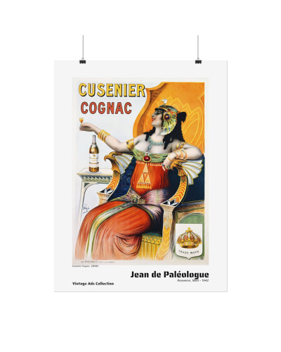 Cusenier Cognac Advertisement Poster (1898) by Jean de Paléologue