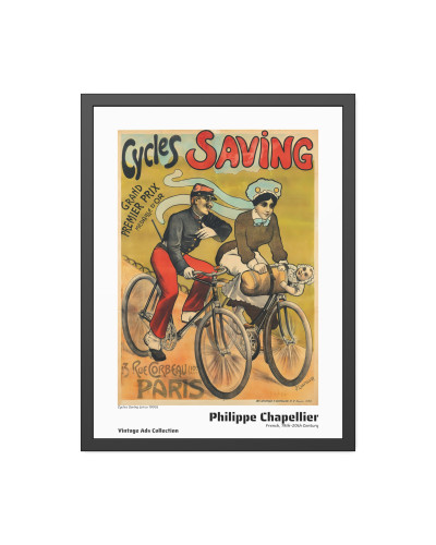 Cycles Saving (circa 1900) by Philippe Chapellier