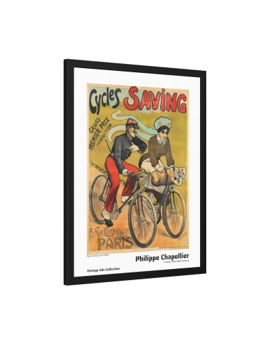 Cycles Saving (circa 1900) by Philippe Chapellier