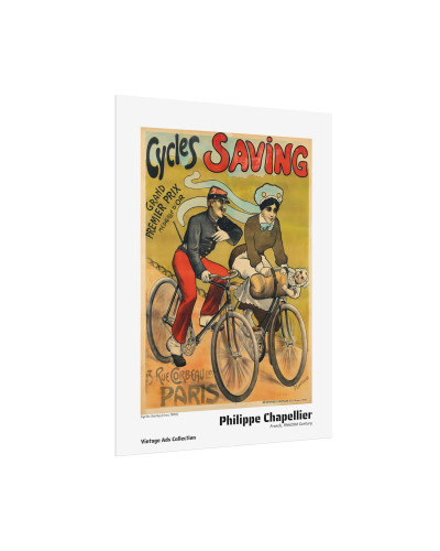 Cycles Saving (circa 1900) by Philippe Chapellier