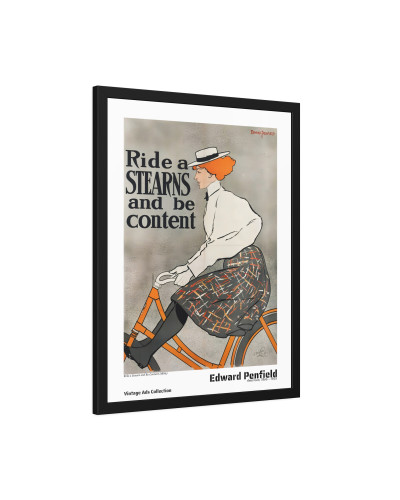 Ride a Stearn and Be Content (1896) by Edward Penfield