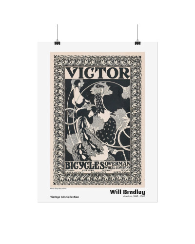 Victor bicycles (1895) by Will Bradley