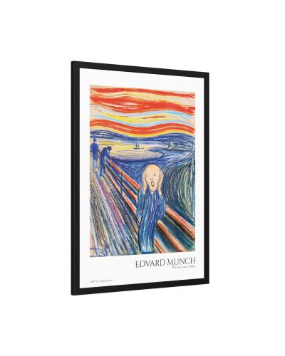 The Scream (1895) version couleur by Edvard Munch