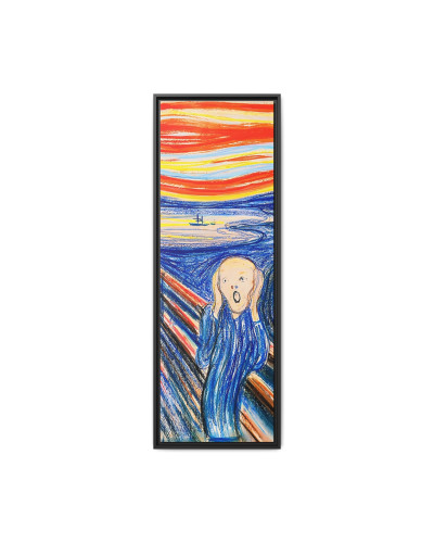 The Scream (1895) version couleur by Edvard Munch