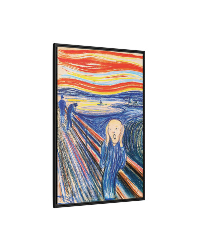 The Scream (1895) version couleur by Edvard Munch