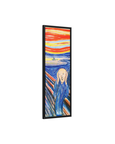 The Scream (1895) version couleur by Edvard Munch