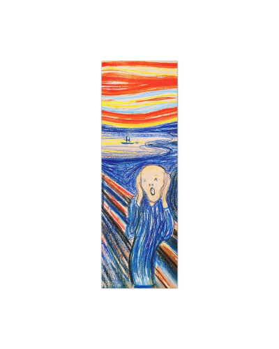 The Scream (1895) version couleur by Edvard Munch