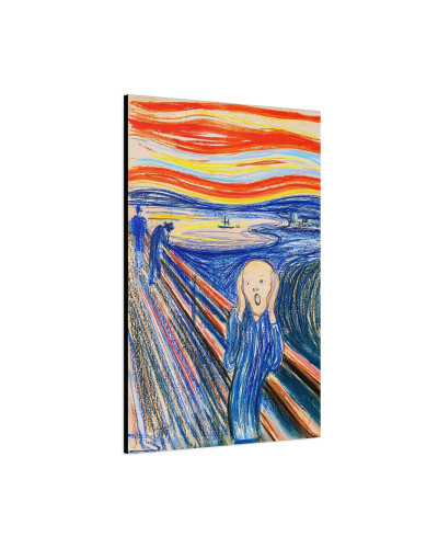 The Scream (1895) version couleur by Edvard Munch