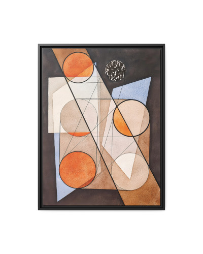 Composition aux cercles symétriques (1932) by László Moholy-Nagy