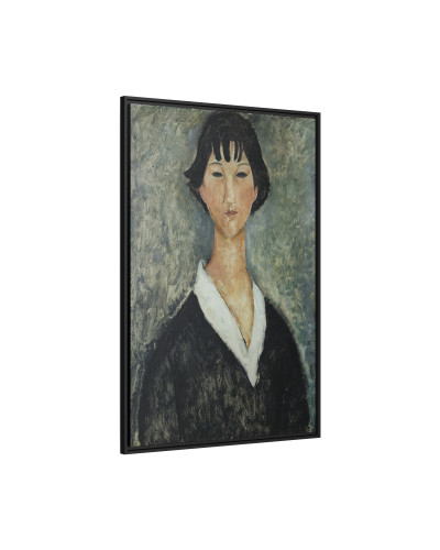 Jeune Fille Aux Cheveux Noirs (1918-1919) by Amedeo Modigliani