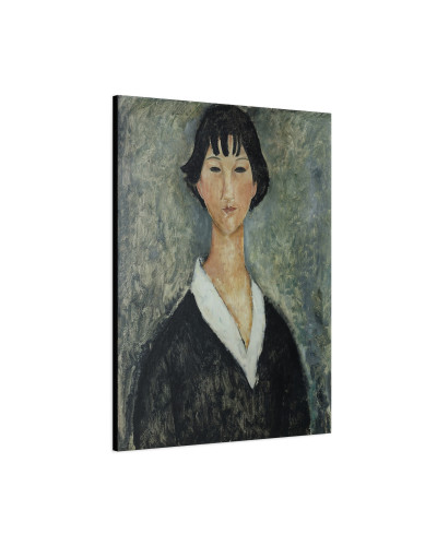 Jeune Fille Aux Cheveux Noirs (1918-1919) by Amedeo Modigliani