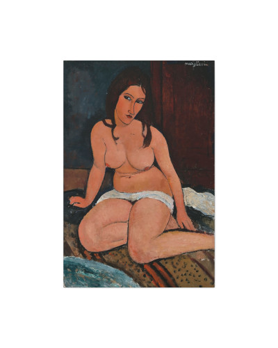 Seated Nude (1917) by Amedeo Modigliani