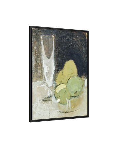 Green Apples And Champagne Glass (1934) by Helene Schjerfbeck