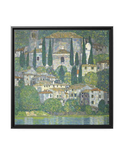 Church In Cassone – Landscape With Cypresses by Gustav Klimt