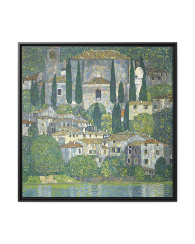 Church In Cassone – Landscape With Cypresses by Gustav Klimt