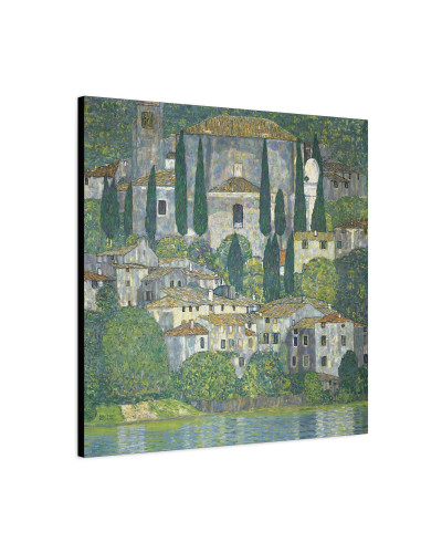 Church In Cassone – Landscape With Cypresses by Gustav Klimt